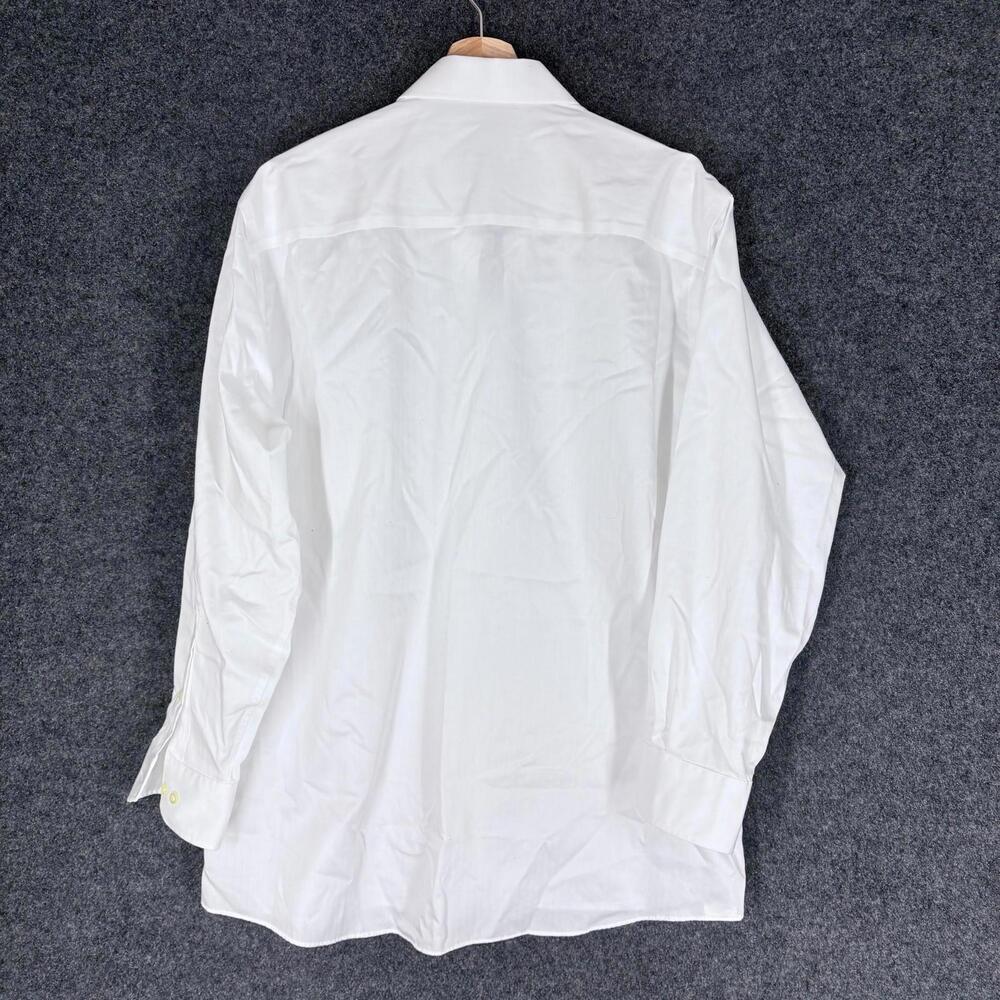 Joseph Abboud Shirt Men 32/33 White Button Up Collared Long Sleeve Pockets - Picture 2 of 7